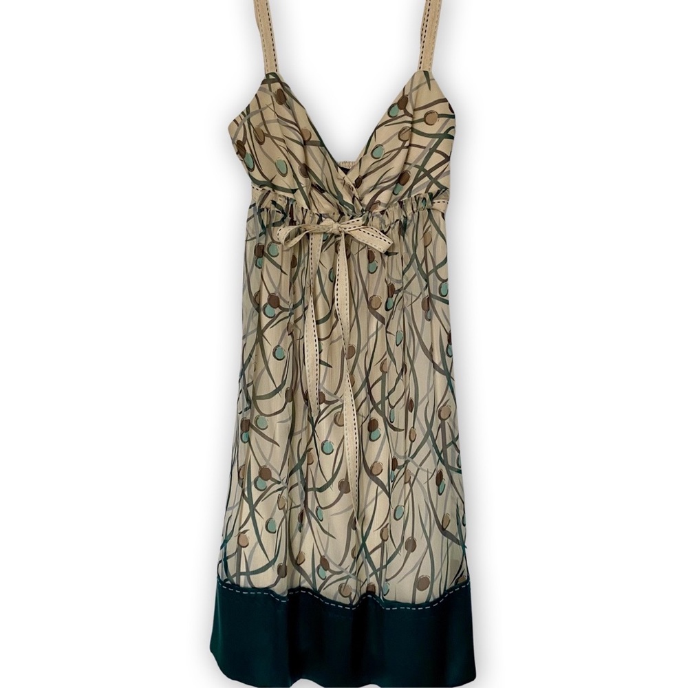 BCBGMAXAZRIA silk chiffon dress, size 6, NEW